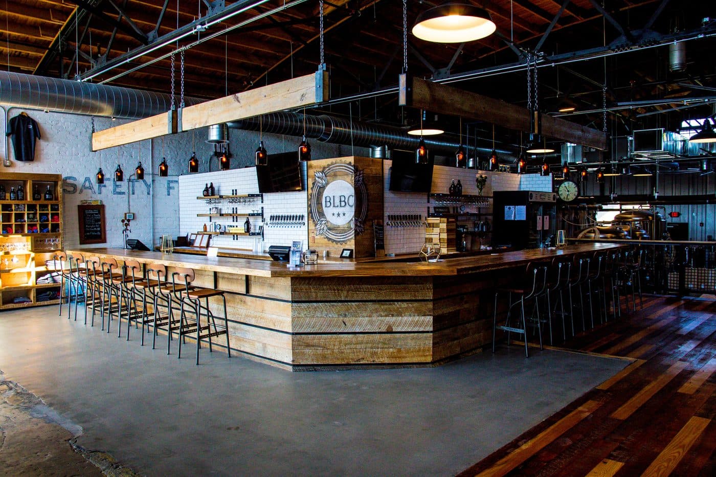 Craft brewery taproom