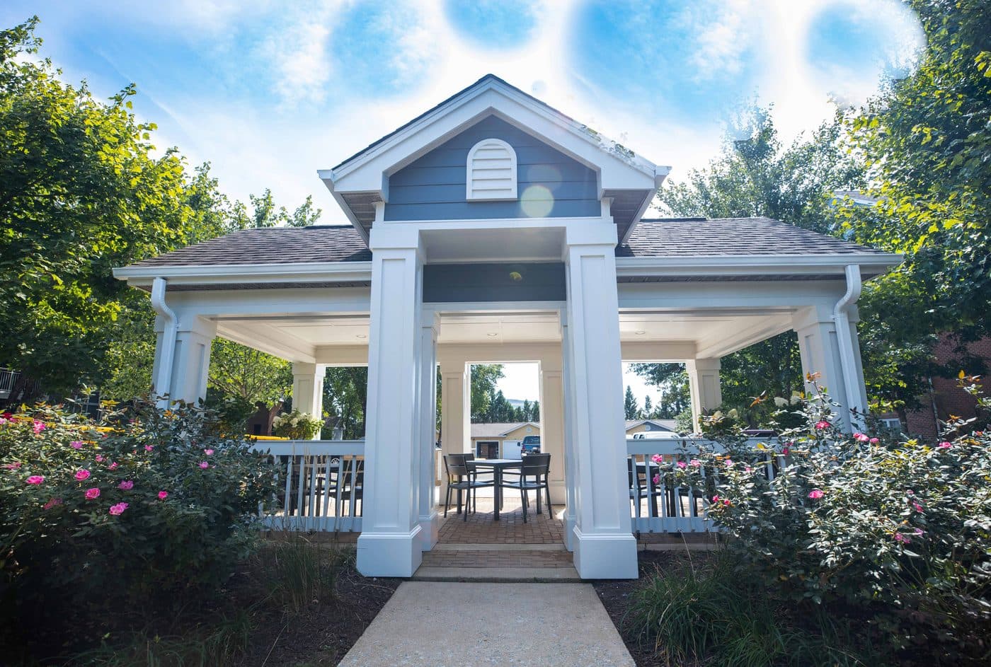 Park pavilion in Springfield